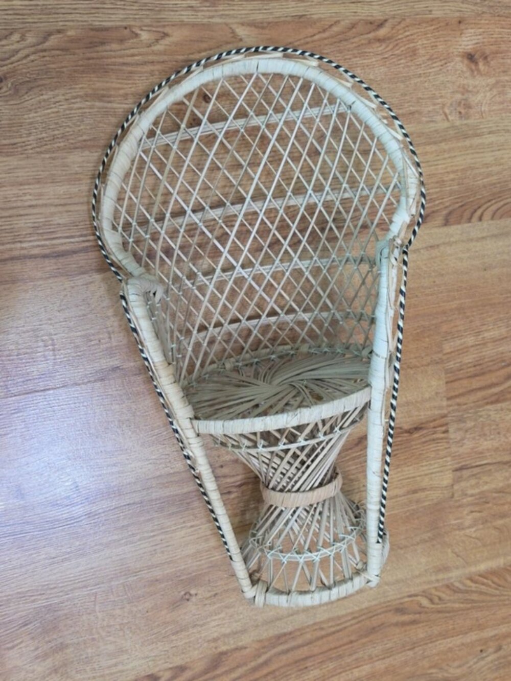Cute Wicker Doll Chair 16 1/2"